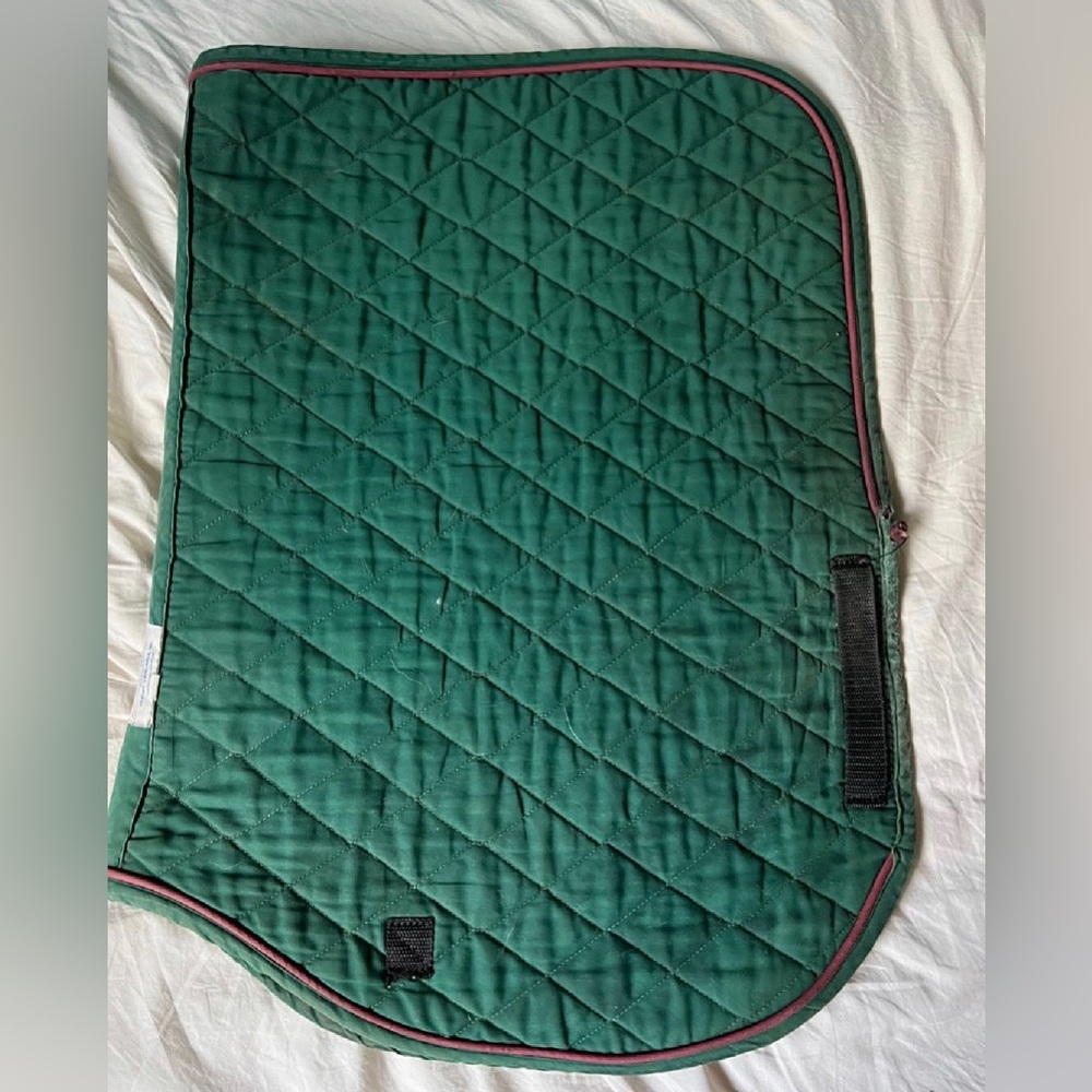 Green toklat saddle pad